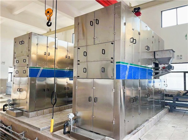 2套一體式污泥深度脫水機(jī)在河南某自來水廠投入使用